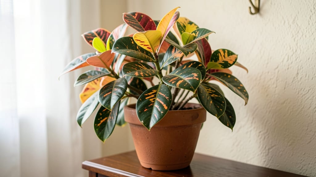 How Much Light Does a Croton Plant Need: Bright Indirect Sun for Vibrant Foliage Growth