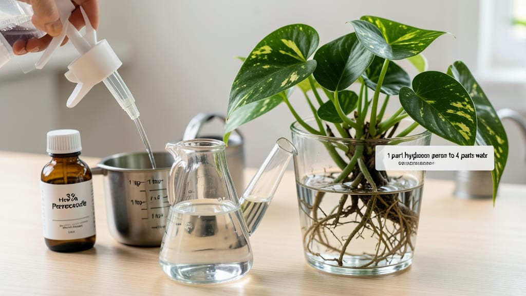 How Much Hydrogen Peroxide in Plant Water: Safe Dilution Ratios for Fungal Control
