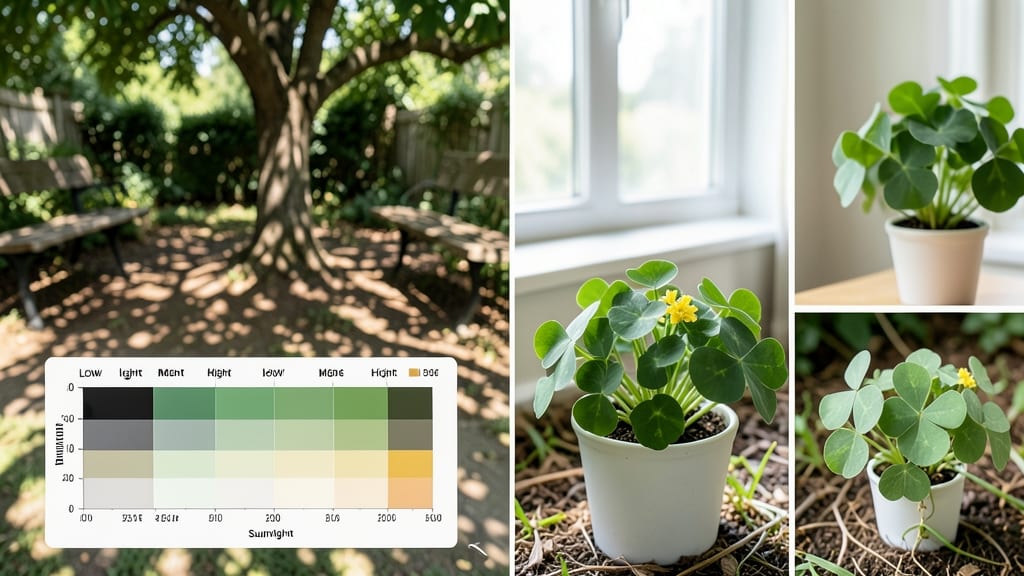 How Much Light Does a Shamrock Plant Need: Thriving in Bright, Indirect Sunlight