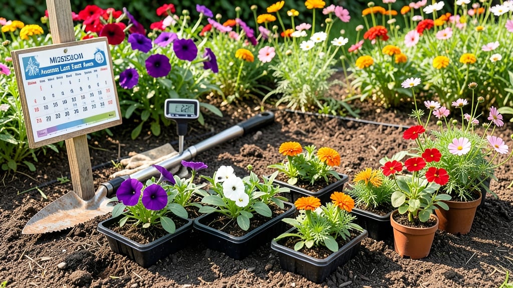 When Is It Safe to Plant Flowers in Missouri: Last Frost Dates by Zone & Hardiness Map