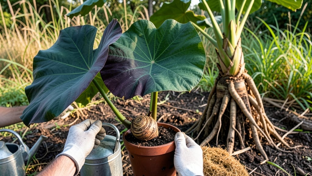 When to Plant Elephant Ear Bulbs in Pots: Container Care Calendar for Bold Foliage